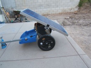 do it yourself portable solar generator on wheels