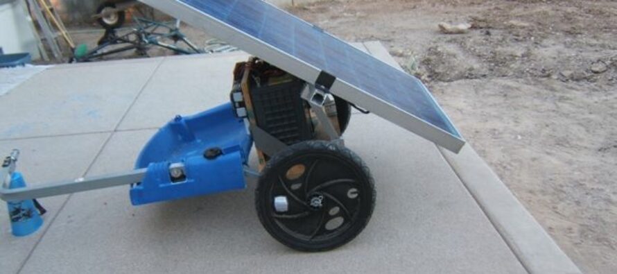 DIY Portable Solar Power Generator On Wheels