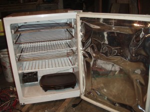 converting a refrigerator into a food dehydrator