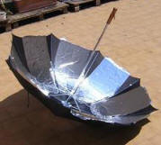 diy umbrella solar cooker