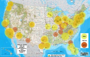 top 30 us cities that could be nuked