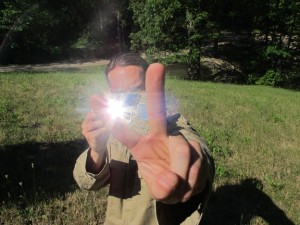 cellphone signal mirror flash for survival