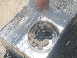 how to make a cardboard box oven