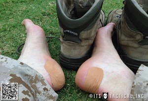 how to take care of your feet and prevent blisters with leukotape