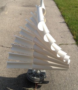 How To Make A Vertical Wind Generator From A Washing Machine Motor 