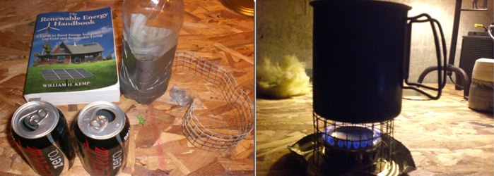 diy alcohol stove