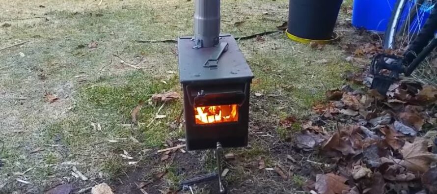 Making an Ammo Box Tent Stove without Welding