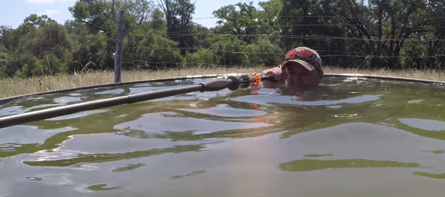 Hunter Hides Under Water & Kills a Ram With a Blowgun